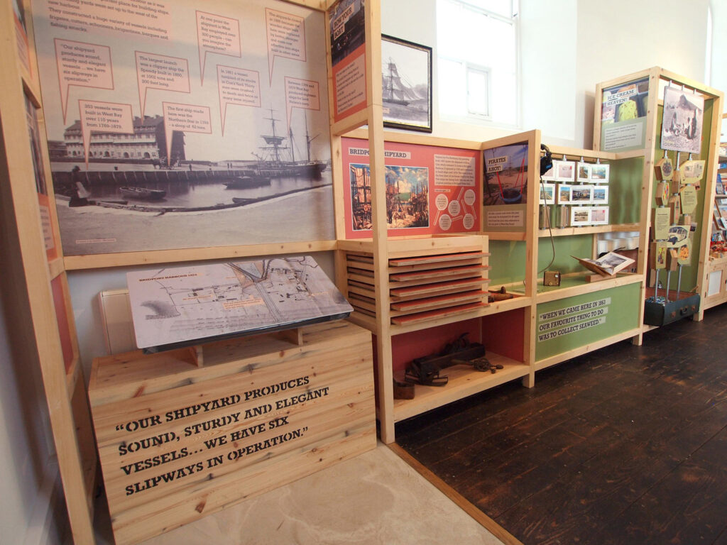 Shipbuilding area of West Bay Discovery Centre