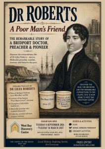 Poster for Dr Roberts exhibition