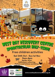 Halloween Half Term activites at West Bay Discovery Centre