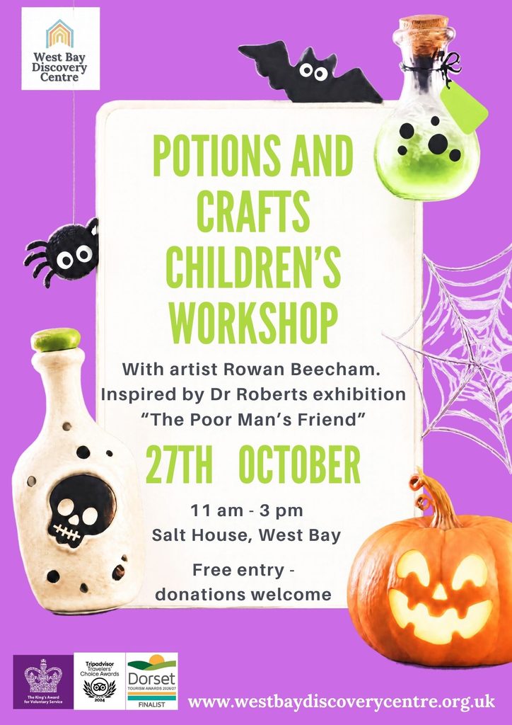 Poster for Halloween event at West Bay Discovery Centre
